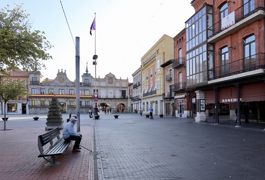 Una imágen de la Plaza Mayor de Medina del Campo