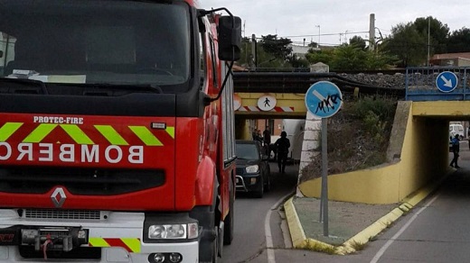 Una de las actuaciones de los Bomberos en Medina del Campo / Cadena Ser