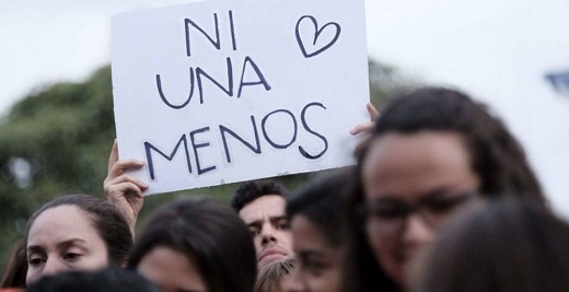 Manifestación contra la violencia machista. - Foto: EFE