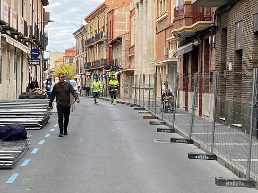 Comienzan las obras de urbanización en la Calle Simón Ruiz