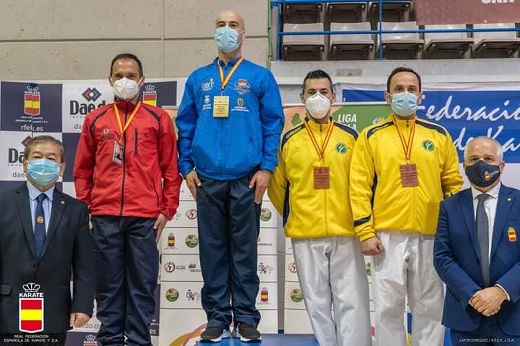 Óscar Botran, subcampeón de la Copa de España de estilos de karate.