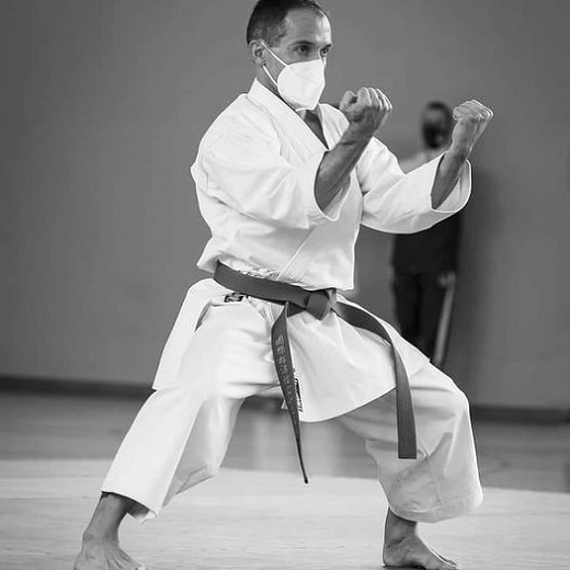 Óscar Botran, subcampeón de la Copa de España de estilos de karate.