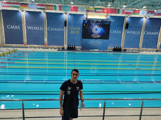 El medinense José Antonio Alonso Téllez participa en el Campeonato del Mundo de Natación con Aletas disputado en Rusia.