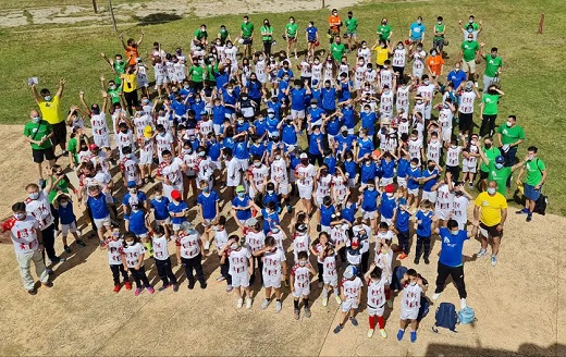 Participantes en la última jornada de deporte inclusivoLA RAZÓN