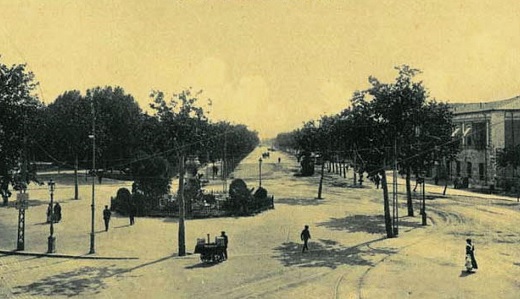 Imagen antigua del Paseo de Zorrilla / ARCHIVO MUNICIPAL DE VALLADOLID