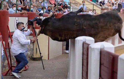 Apuros en Valladolid para Fermín Rodríguez, nuestro fotógrafo.