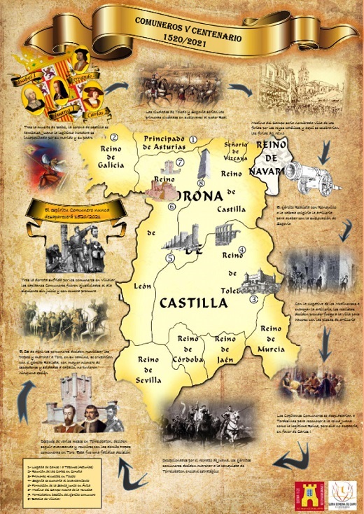 Medina del Campo conmemora los 500 años de la Batalla de Villalar con una nueva edición de 'Abril Comunero en la Escuela'