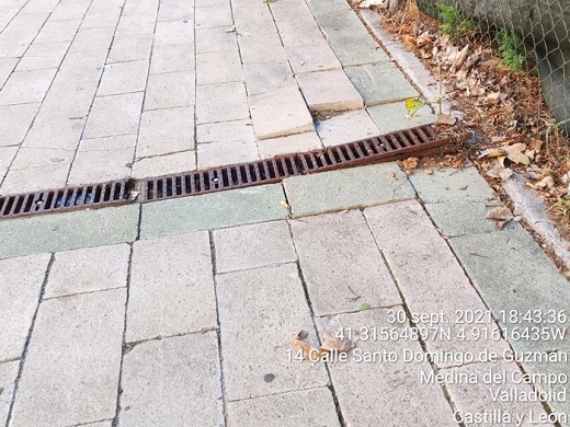 Solicitamos varias intervenciones en calle Adajuela a la altura de piscina y colegio Obispo Barrientos.