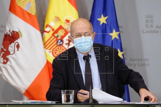 El vicepresidente, portavoz y consejero de Transparencia, Ordenación del Territorio y Acción Exterior de la Junta de Castilla y León, Francisco Igea, comparece en rueda de prensa posterior al Consejo de Gobierno.EFE.