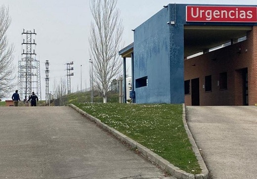 Se desbordan los ingresos por COVID-19 en el Hospital de Medina del Campo.