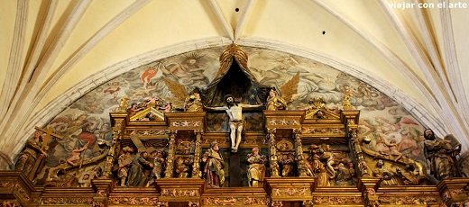 Santo Entierro y Ático del retablo mayor