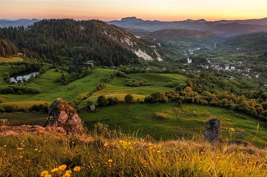 Paisaje minero de Rosia Montana