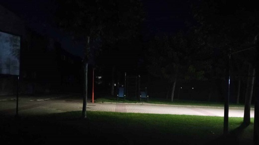 Iluminación de los accesos al polideportivo Pablo Cáceres NCYL