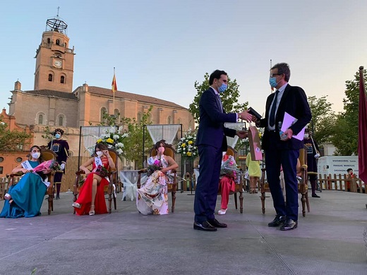 Celebrando el pregón de las Fiestas de San Antolín