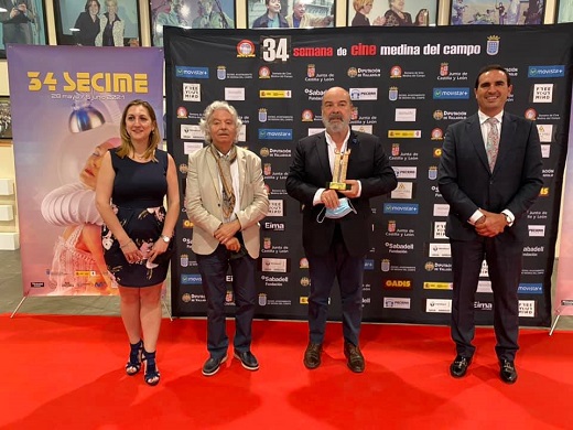 Antonio Resines en la rueda de prensa antes de recibir el Roel de HonorSEMANA CINE MEDINA DEL CAMPO