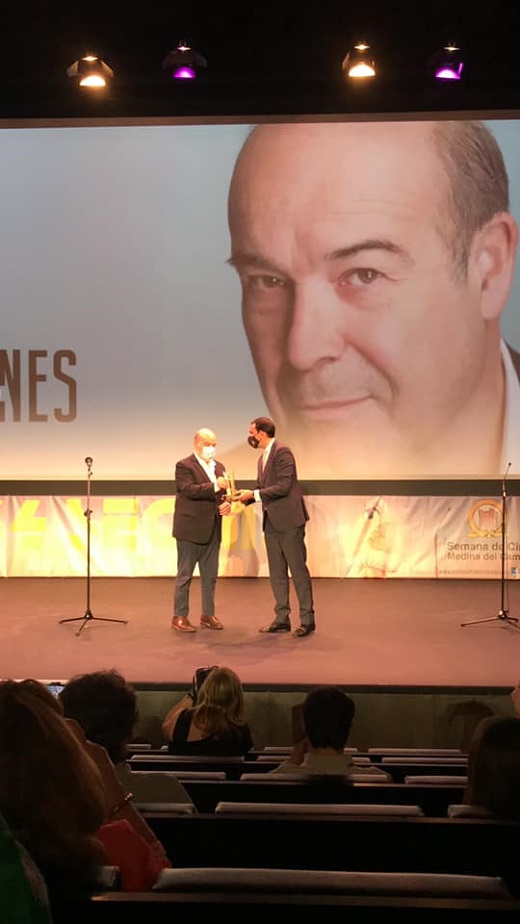 Antonio Resines en la rueda de prensa antes de recibir el Roel de HonorSEMANA CINE MEDINA DEL CAMPO