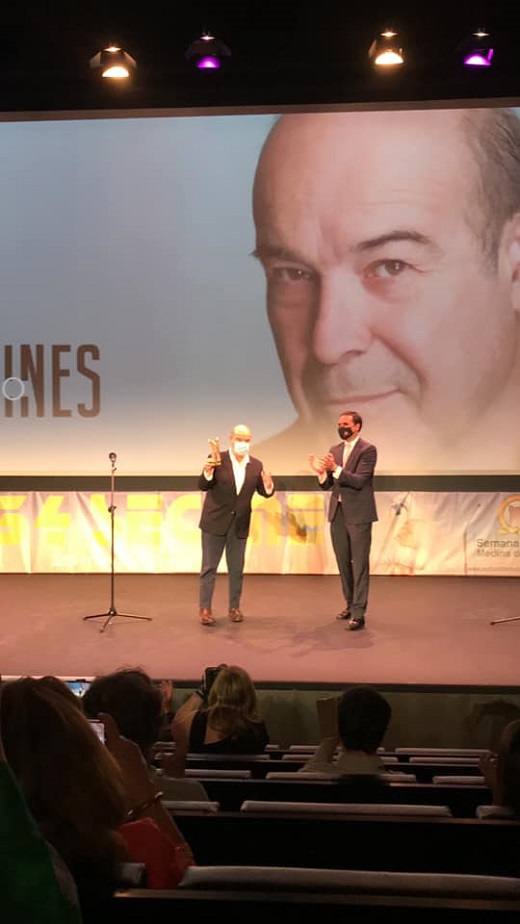 Antonio Resines en la rueda de prensa antes de recibir el Roel de HonorSEMANA CINE MEDINA DEL CAMPO