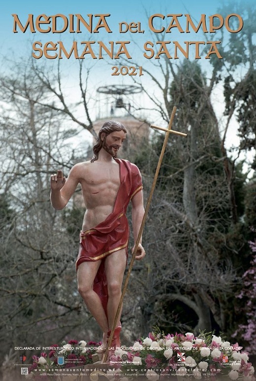 Una fotografía de D. José Luis Misis, que refleja la imágen de Jesus Resucitado, ha sido elegida como cartel de la Semana Santa 2021