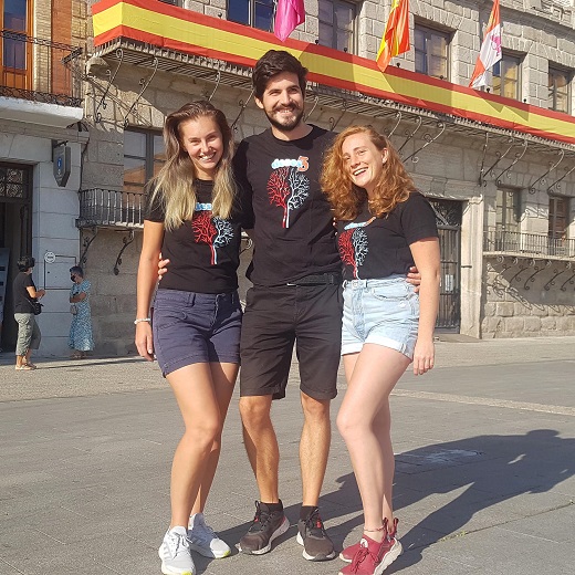 Christine Ihnen (Alemania), Terezka Pátková (República Checa) y Enrico Fontana (Italia).