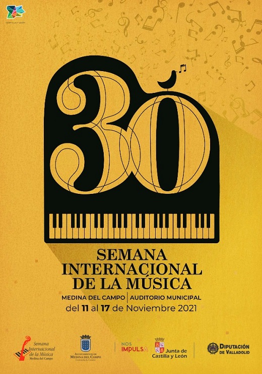 Cartel XXX Semana Internacional de la Música de Medina del Campo