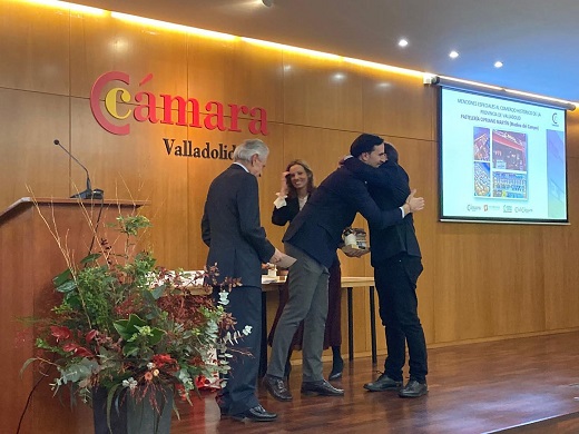 Entrega del premio concedido a pasteleria Cipriano Martín