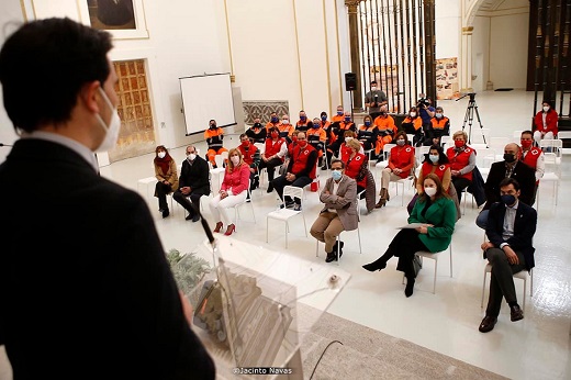 Homenaje a los miembros de Protección Civil y Cruz Roja de Medina del Campo