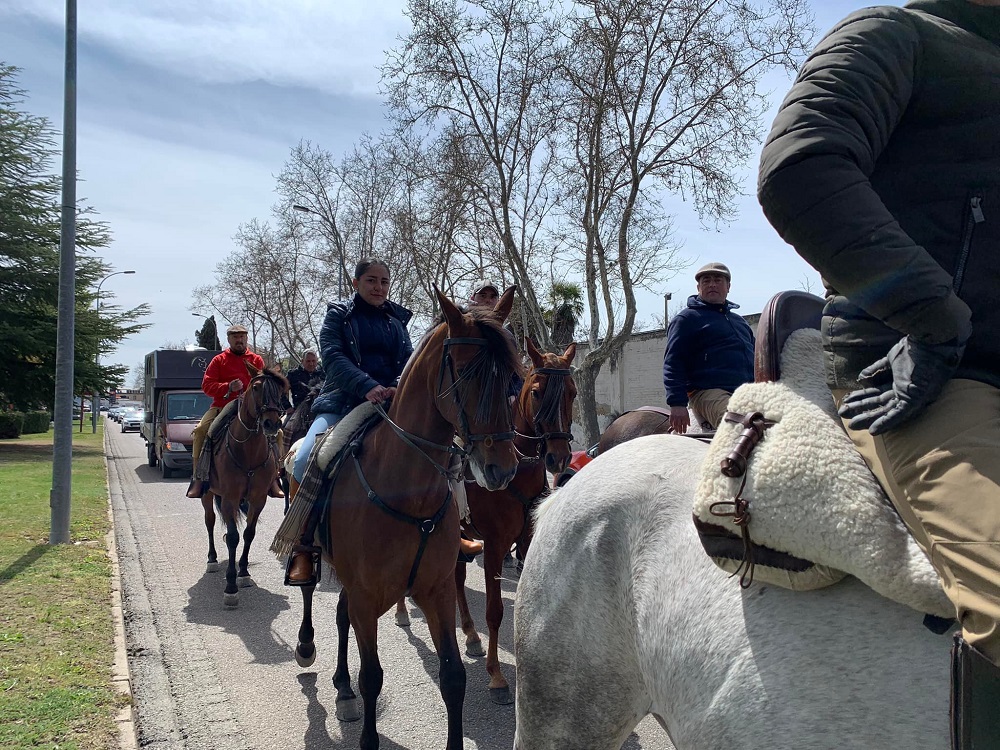 Llegan los jinetes de la Ruta Nebrisense a Medina del Campo. (REGRESAMOS)