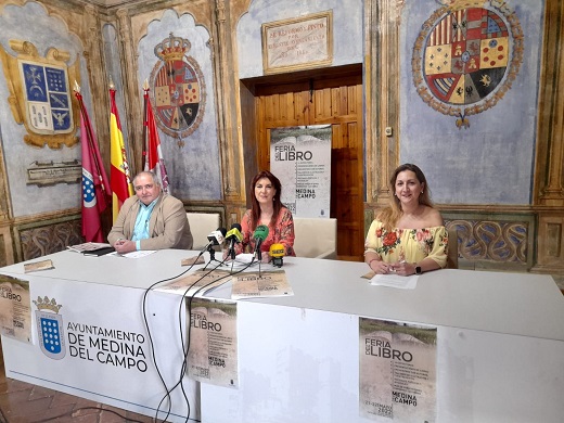 Presentación de la I Feria del Libro en Medina del Campo.