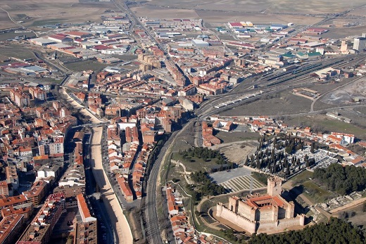 Vista aérea de Medina del Campo