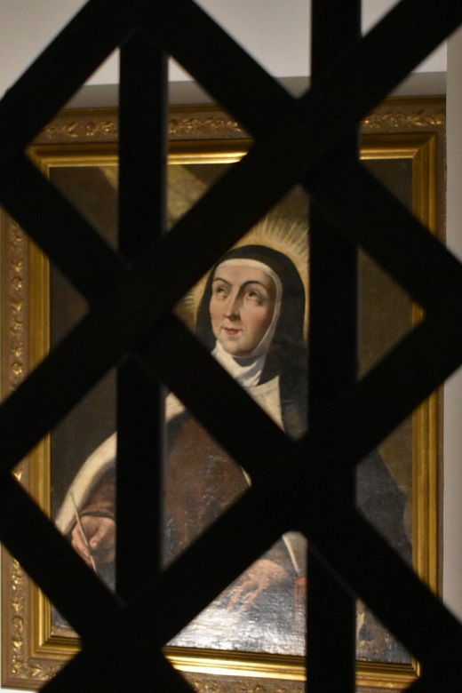 Imagen de Santa Teresa en el museo del convento de San José