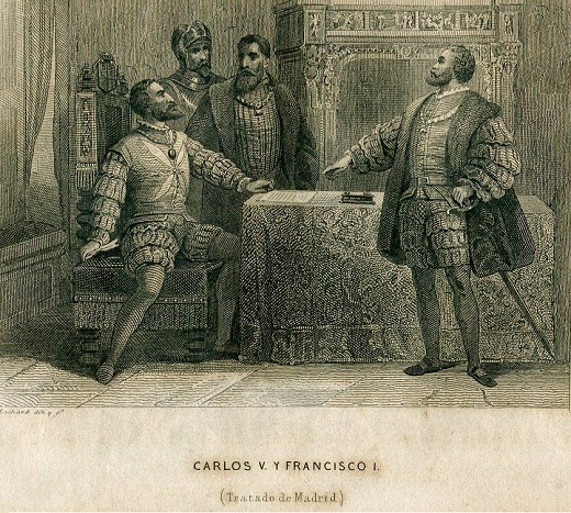 Carlos I de España y Francisco I de Francia