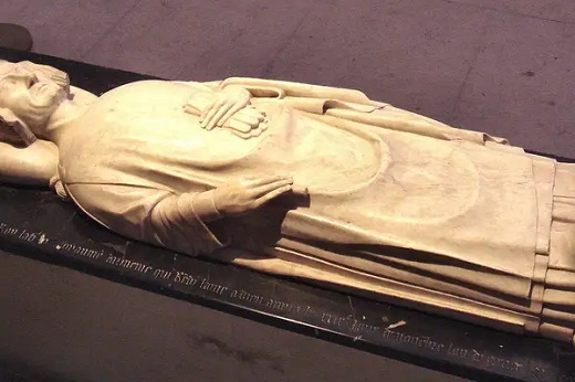 Tumba de León V, en la Basílica de Saint Denis FOTO: LRZ LRZ