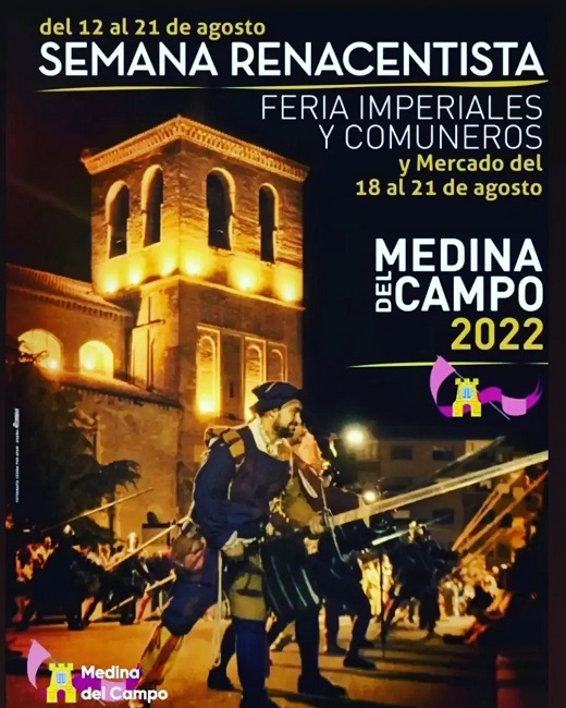 Cartel de la Semana Renacentista 2022 en Medina del Campo.