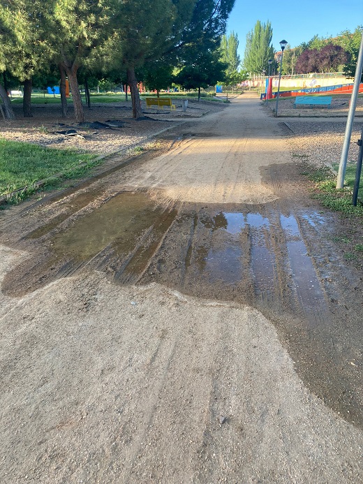 Gana Medina vuelve a solicitar mejoras en el mantenimiento y limpieza del Parque Villa de las Ferias y resto de parques y jardines.