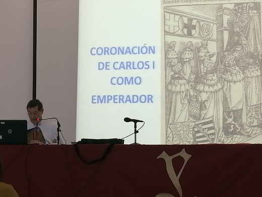 Conferencia: Coronación Carlos I como Emperador el sábado 12 de maro de 2022 a las 19 h. en el Centro Cultural de Isabel l Católica de Medina del Campo.(PUEDE AMPLIARSE)
