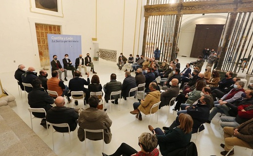 Acto de Alfonso Fernández Mañueco, en Medina del Campo.