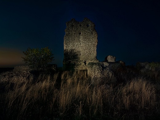 Ángel Marcos. Restos del castillo de Pozaldez. Valladolid.