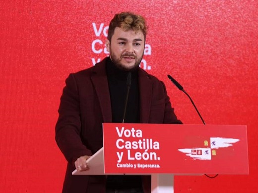 El secretario socialista de Medina del Campo, Luis Manuel Pascual, invita a votar el día 13 / Cadena SER