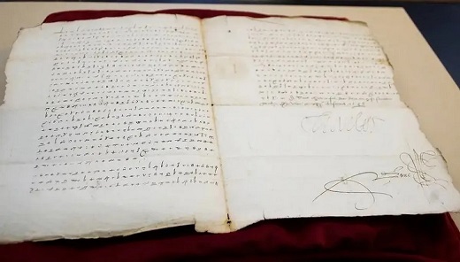 Carta codificada Carlos V