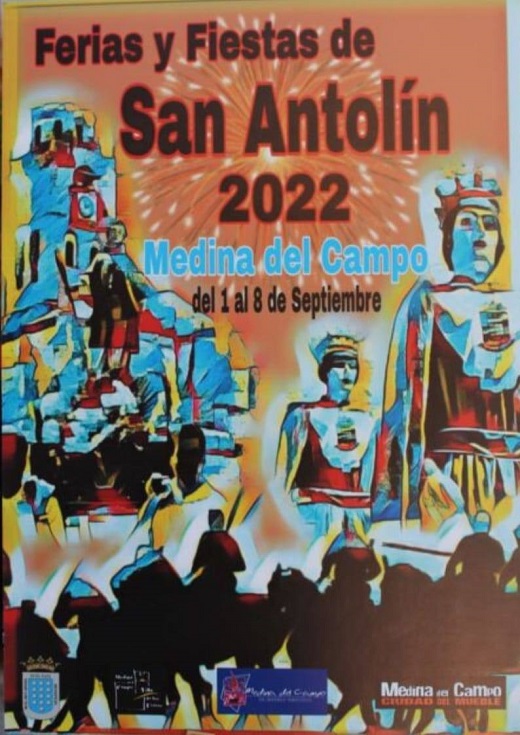 Cartel ganador de San Antolín 2022 hecho por Irene Victoria Fraile Galicia.