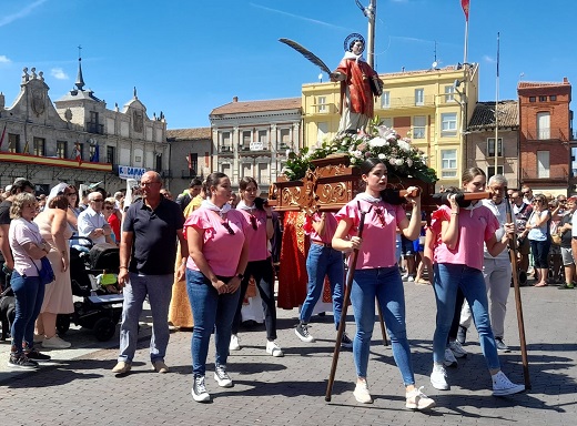 La procesión de San Antolín en Medina del Campo, en imágenes.