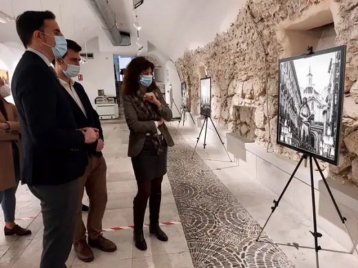 Ana Redondo, Guzmán Alonso y David Esteban inauguran la exposición FOTO: AYUNTAMIENTO VALLADOLID