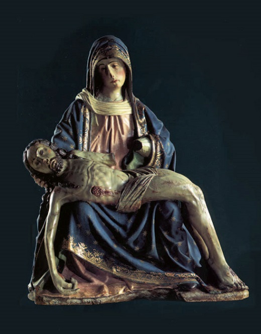 Piedad de Barrientos (Maestro de San Pablo de la Moraleja, 1500)