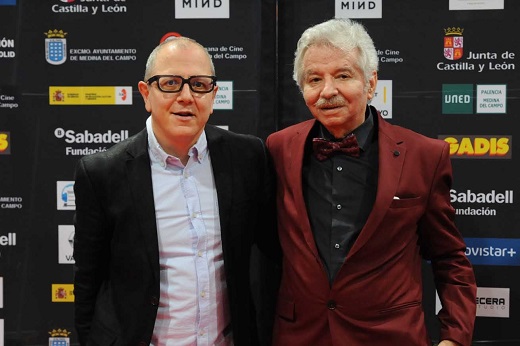 Óscar de la Fuente y Emiliano Allende en la 35 Semana de Cine de Medina del Campo.