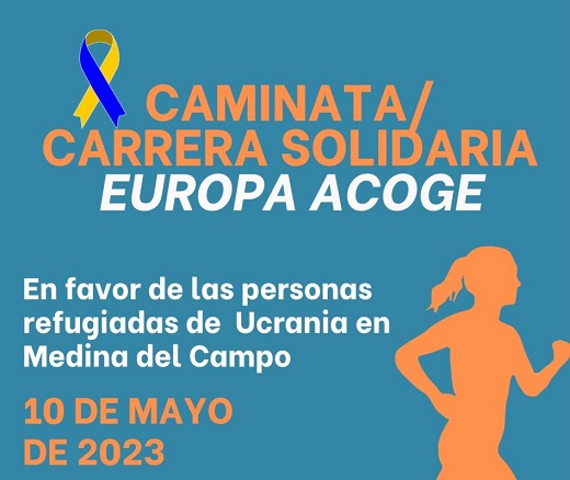 Medina del Campo apoyará a los refugiados ucranianos del Albergue Municipal con la carrera ‘Europa Acoge’.