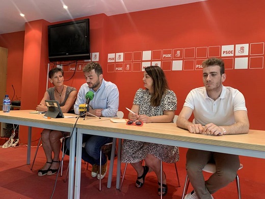 Primera rueda de prensa del PSOE tras la constitución del Ayuntamiento medinense / Cadena SER