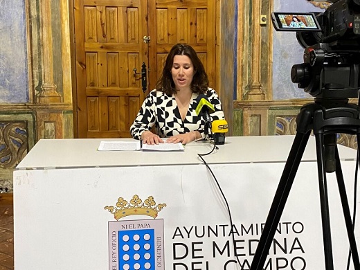 Nadia González durante la presentación de la Memoria // Foto. La Voz