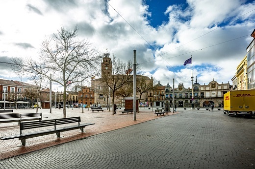 Plaza Mayor de la Hispanidad de edina del Campo.Foto: Jonathan Tajes