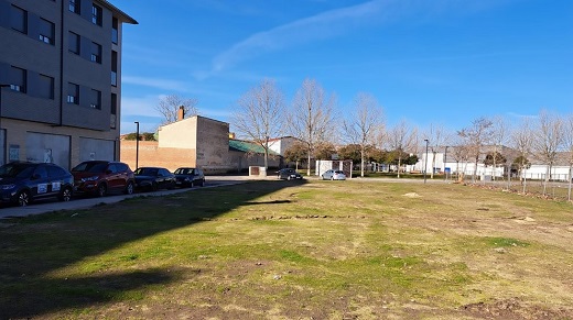 Solar cedido por el Ayuntamiento de Medina del Campo para edificar las viviendas colaborativas.- A.M.C.