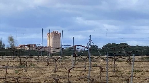 Torre del Castillo de la Mota desde Bodegas Emina de Medina del Campo – Destino Castilla y León